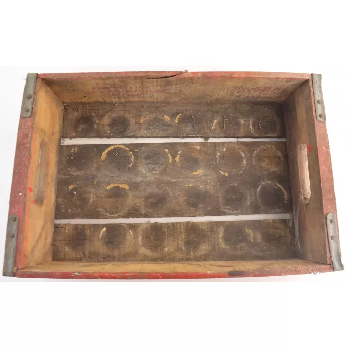 Coca Cola Crate - Red Wooden Coke Carrier - 1978 Signer