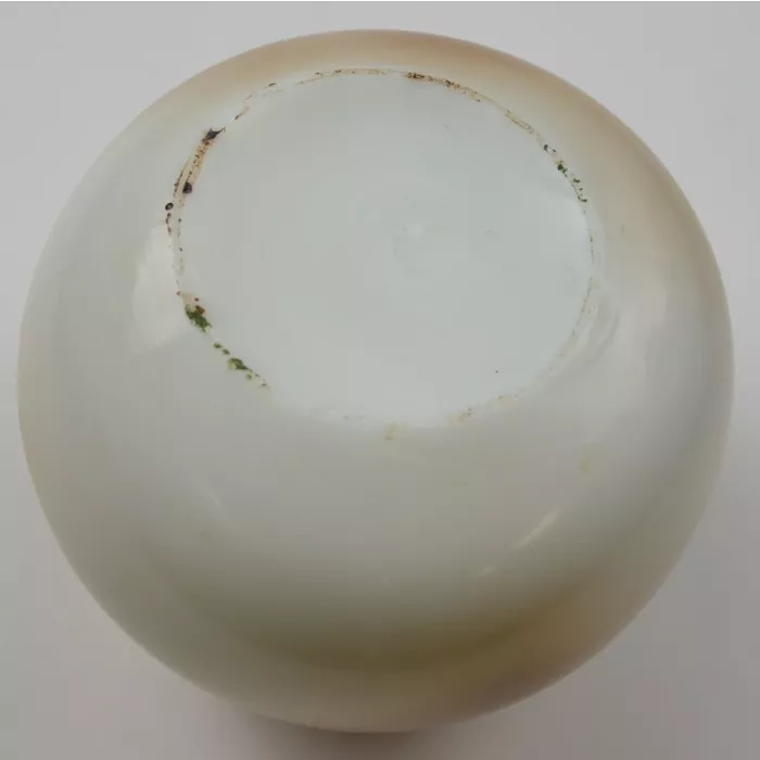 Floral Pattern Round Vase - 4.5" Tall