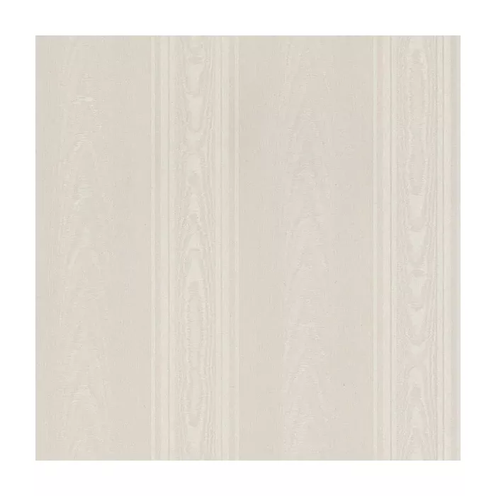 Medium Moiré Stripe Wallpaper Light Cream, Beige Norwall Wallcovering SK34764