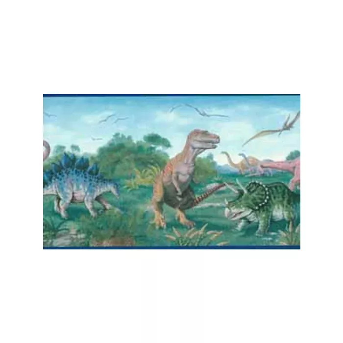 Prehistoric-Land-of-the-Dinosaur-Wallpaper-Border