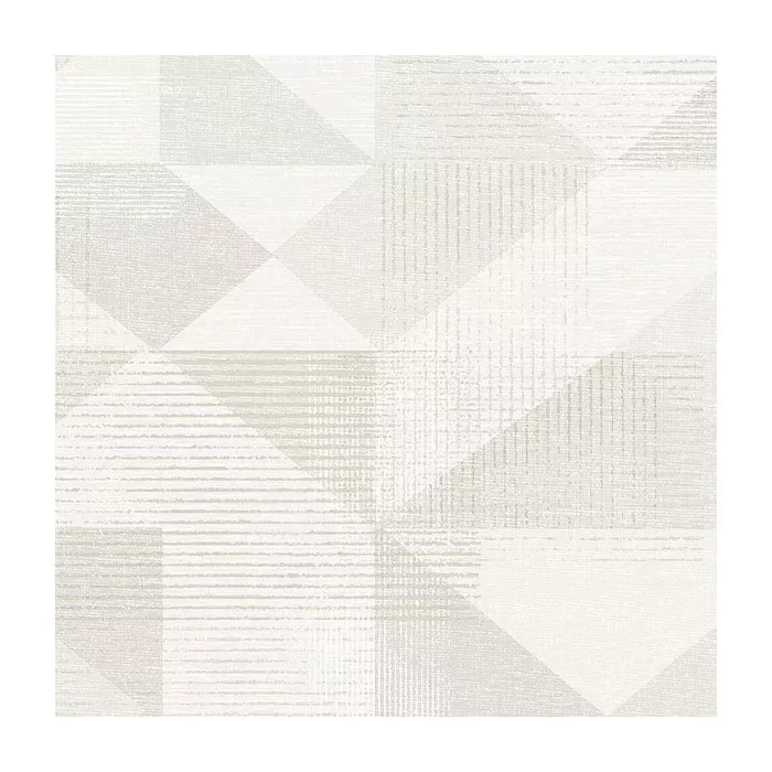 Silk Screen Geometric Wallpaper Beige Norwall Wallcovering GX37653