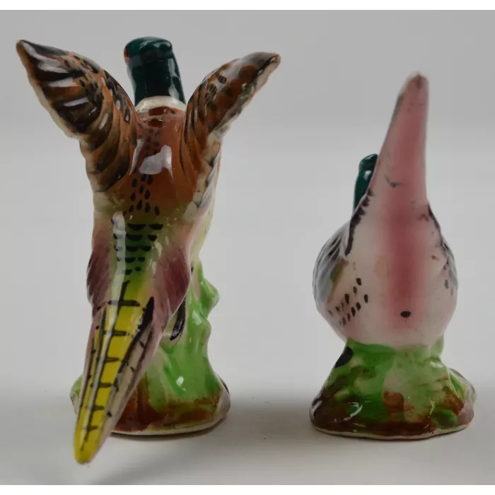 Ceramic Salt & Pepper Shakers - Pheasants - 2.75" Tall