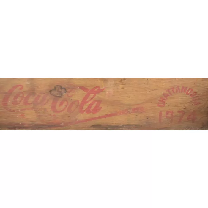 Coca Cola Crate - Red Wooden Coke Carrier - 1974 Chattanooga