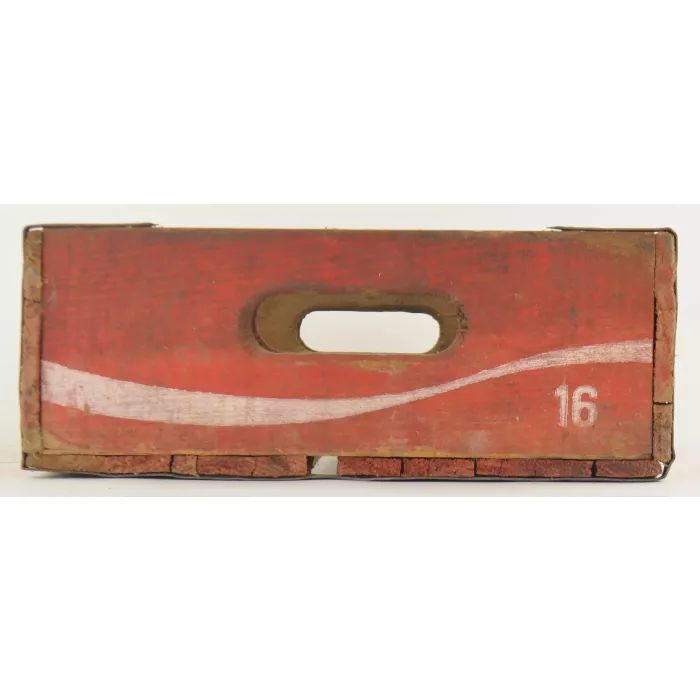 Coca Cola Crate - Red Wooden Coke Carrier - Woodstock 1980 Charleston S.C.