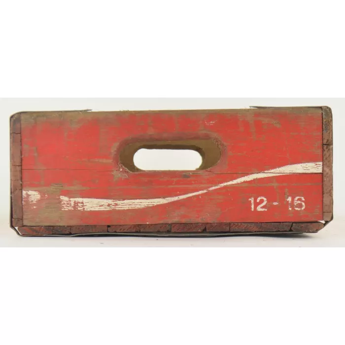 Coca Cola Crate - Red Wooden Coke Carrier