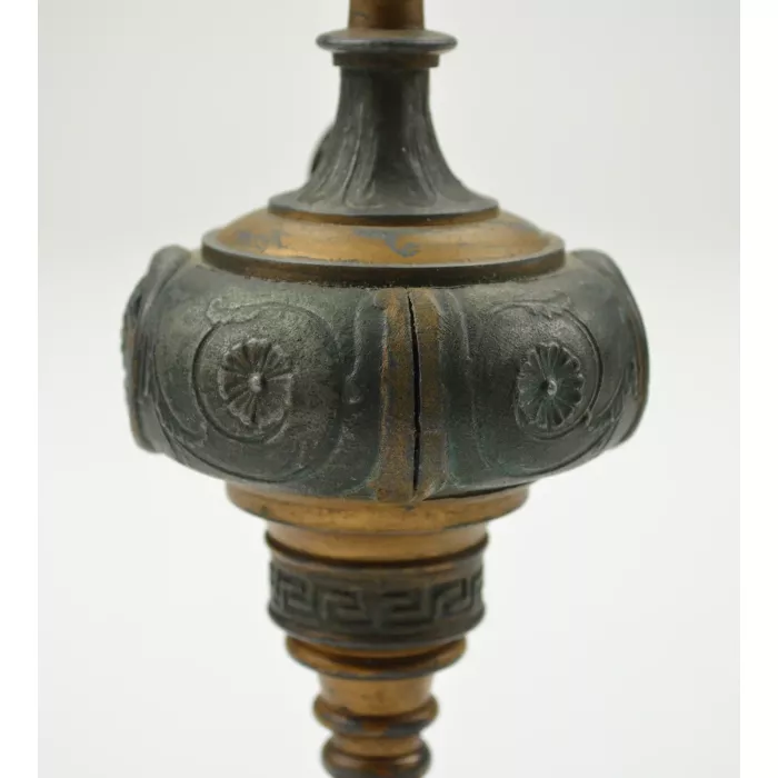 Antique Victorian Metal Urn - 11" Tall
