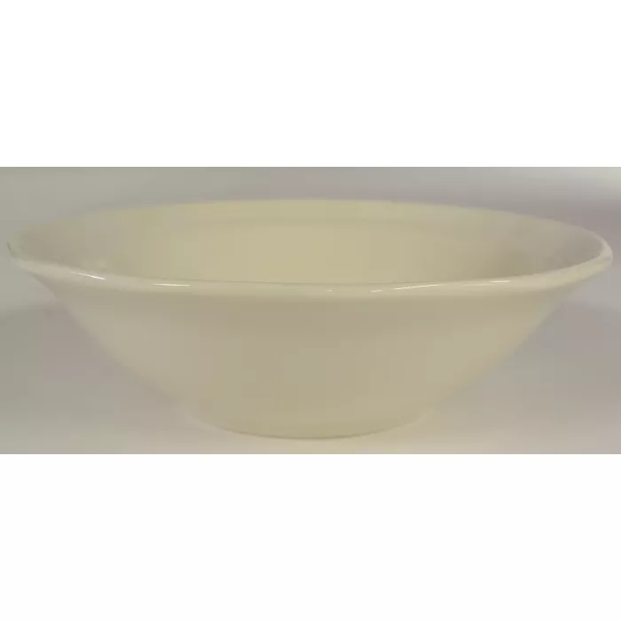 White Soup / Cereal Bowl With Slightly Scalloped Rim - 6.625" Round