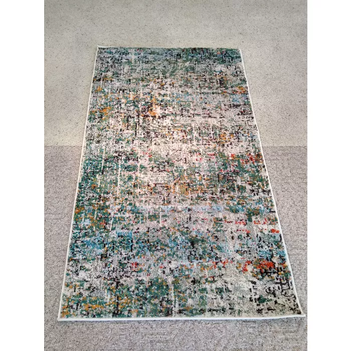 Safavieh Madison Abstract Green, Turquoise Area Rug - Rectangle 3ft x 5ft