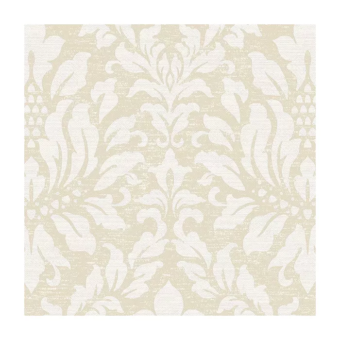 Stitched Damask Wallpaper Beige, Grey Norwall Wallcovering SD36144