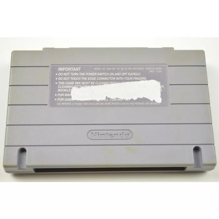 Super Nintendo (SNES) Game - Super Tennis - 1991