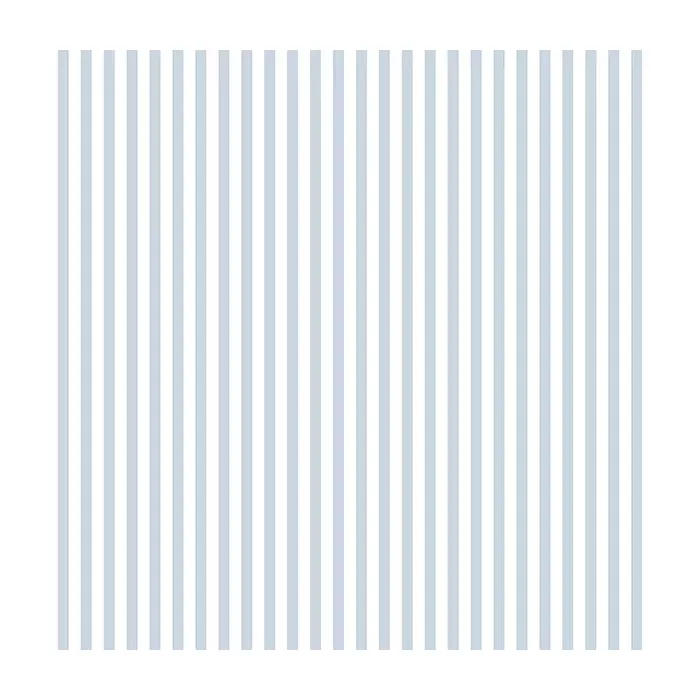 6mm Stripe Wallpaper Blue, White Norwall Wallcovering SY33959