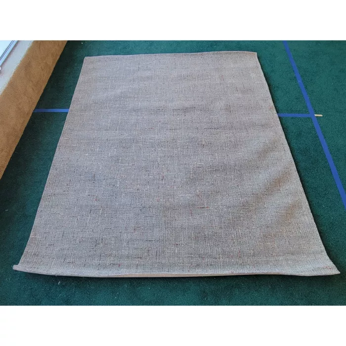 Rizy Home Hand-Tufted 100% Wool Light Gray Area Rug - Rectangle 7ft 6in x 9ft 6in
