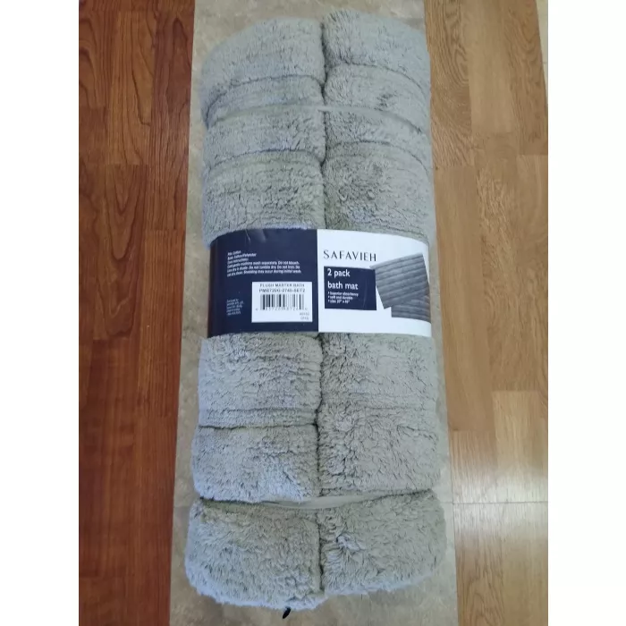 Safavieh Plush Bath Rug Cotton - 2ft-3in X 3ft-9in 2 pack