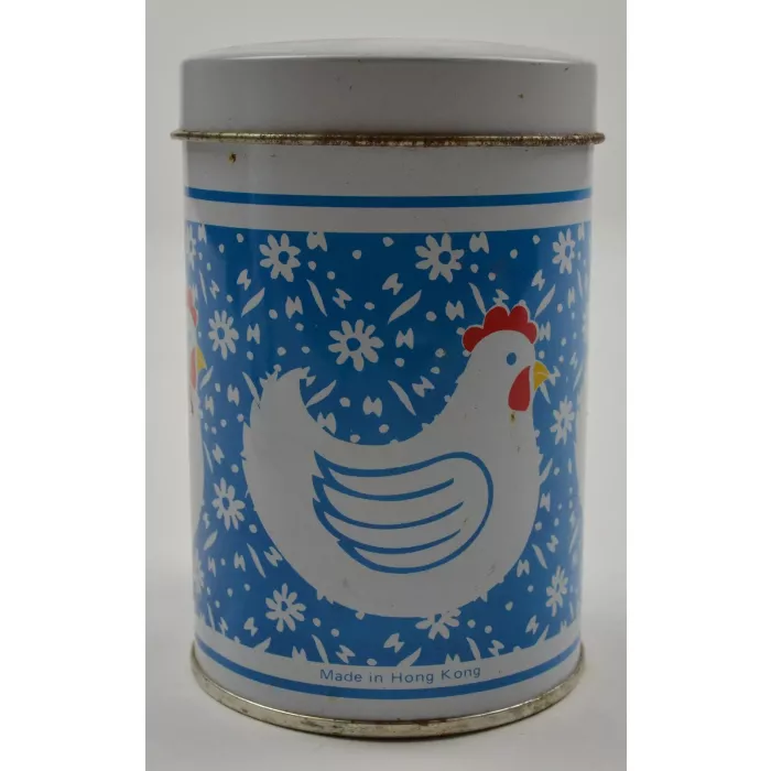 Vintage Tin Chicken & Duck Salt & Pepper Shakers - 4" Tall