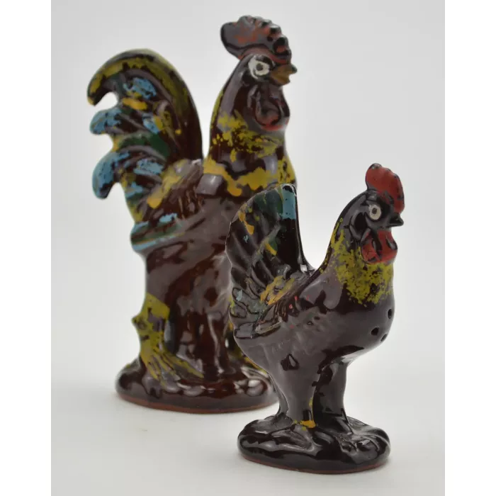 Vintage Rooster Salt & Pepper Shakers