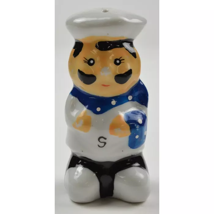 Ceramic Salt & Pepper Shakers - Chefs - 3.375" Tall
