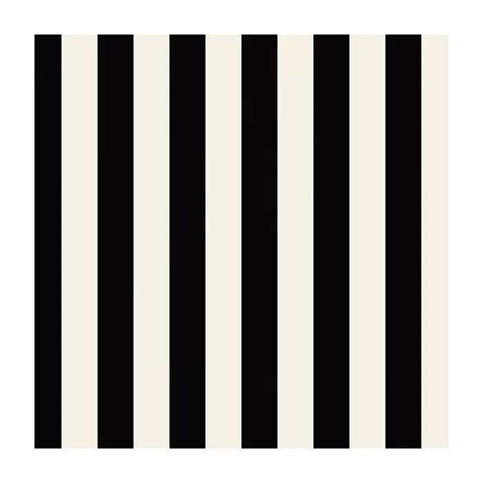 1.25 inRegency Stripe Wallpaper Pearl, Black Norwall Wallcovering SY33907