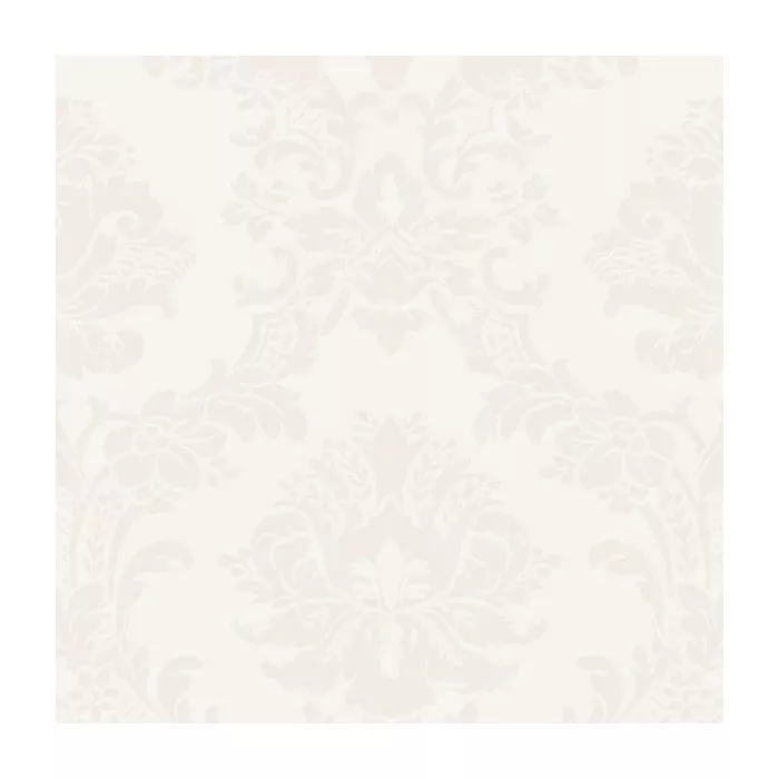 Document Damask Wallpaper White, Pearl Norwall Wallcovering SL27545