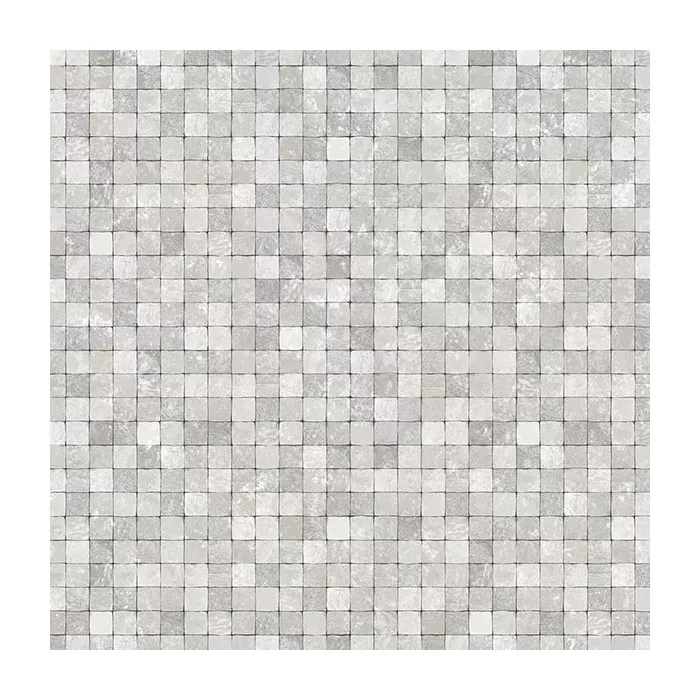 Shades of Grey/Silver Faux 1/2 inTile Grey, Medium Silver Norwall Wallcovering G67420