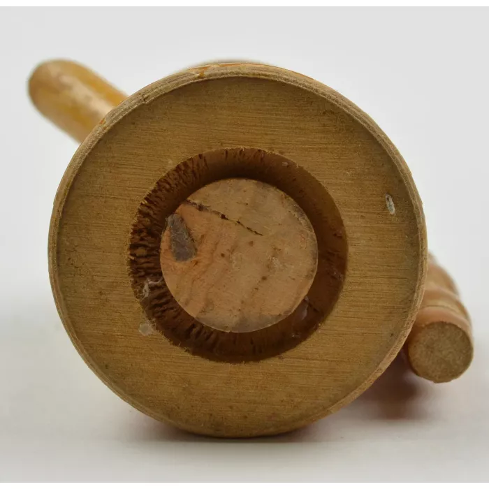 Vintage Wood Tea Pots Salt & Pepper Shakers - 3" Tall
