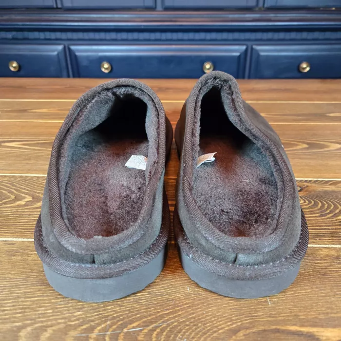 Men’s Cruz Genuine Suede Clog Slippers Size 13 Dark Brown