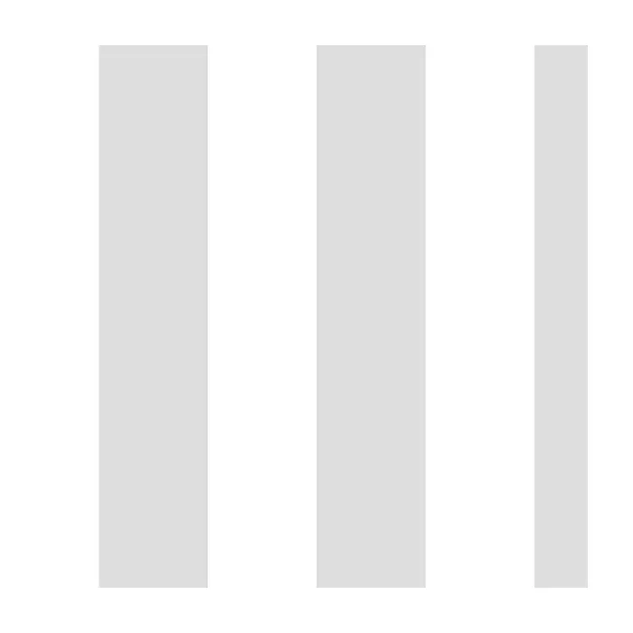 2.5 inTent Stripe Wallpaper Metallic Silver, White Norwall Wallcovering SY33928
