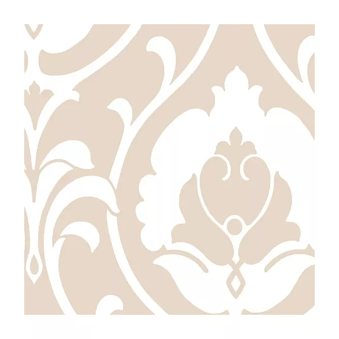 Italian Damask Wallpaper Taupe Norwall Wallcovering SH34513
