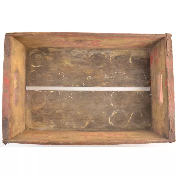 Coca Cola Crate - Red Wooden Coke Carrier - 1974 Chattanooga