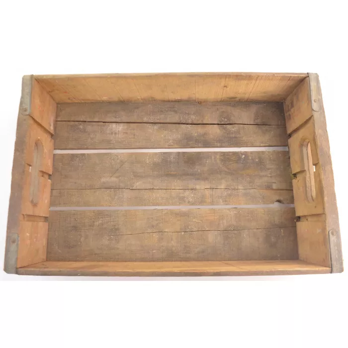 Coca Cola Crate - Wood Grain Wooden Coke Carrier