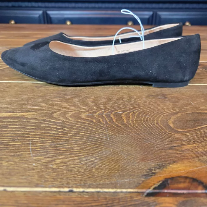 Womens Corinna Ballet Flats with Memory Foam Black