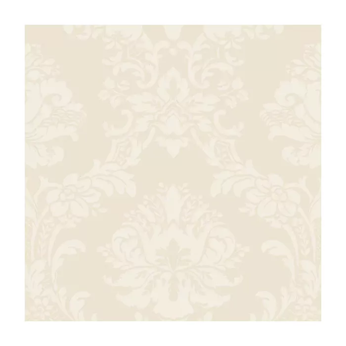 Document Damask Wallpaper Ivory, Pearl Norwall Wallcovering SL27543