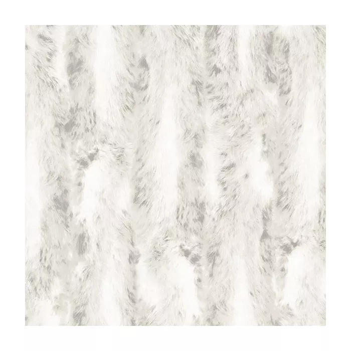 Chinchilla Fur Wallpaper Light Grey, White, Weathered White Norwall Wallcovering G67950