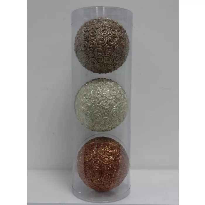 D'Lusso Designs - Flower Collection - Decorative Orbs Set