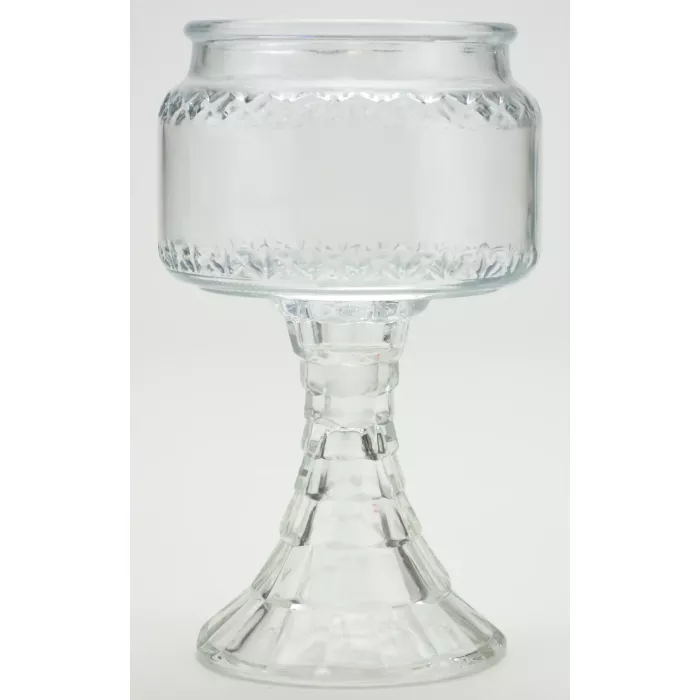 Redneck Wine Glass -  Short Glass -  Staggered Stem - 7" Tall