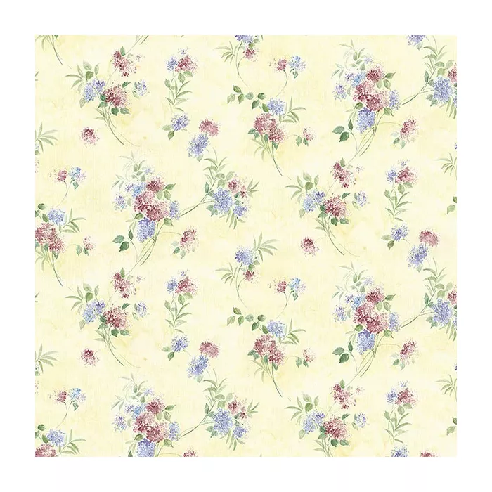 Mini Spring Time Trail Wallpaper Yellow, Blue, Pink Norwall Wallcovering PP23714