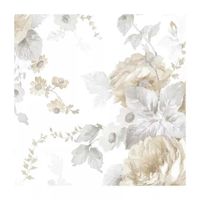 La Rosa Wallpaper Beige, Grey Norwall Wallcovering RG35723