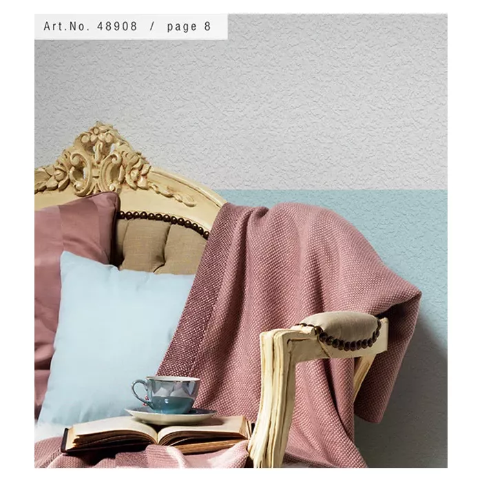 Embossed Stucco Texture Paintable Wallpaper White Norwall Wallcovering 48908