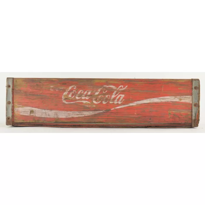 Coca Cola Crate - Red Wooden Coke Carrier - 1974 Chattanooga