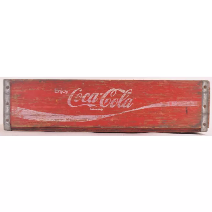 Coca Cola Crate - Red Wooden Coke Carrier - Southern Wooden Box Inc. Arkansas