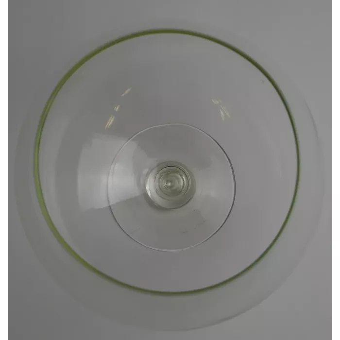 Vintage Clear Glass Large Fish / Cocktail Bowl - 11" Tall