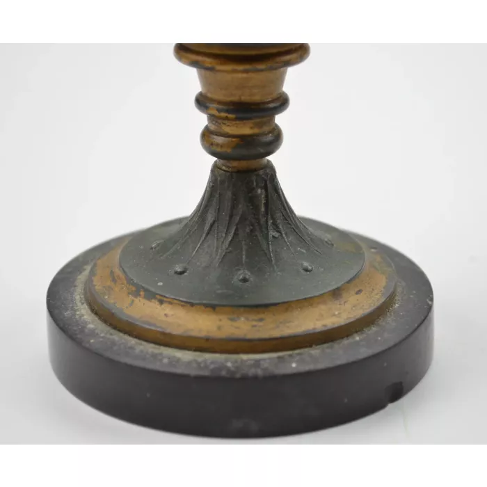 Antique Victorian Metal Urn - 11" Tall