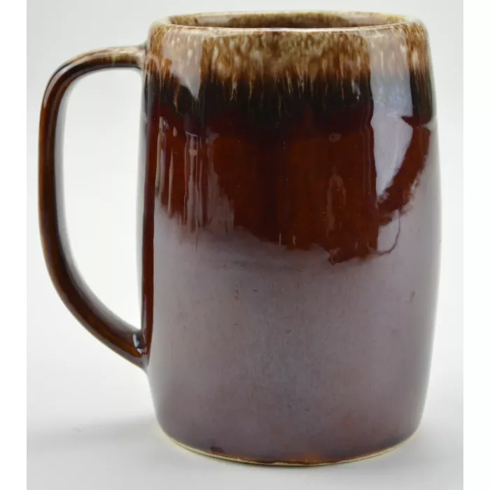 Hull Oven Proof Mug - Brown Drip - 5" Tall