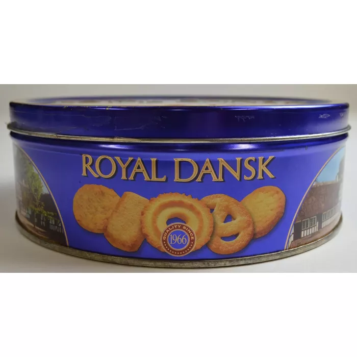 Royal Dansk Danish Butter Cookies 16 Oz. Tin - 7.5" Round