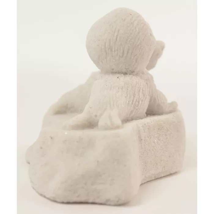 SAND-DECO White Sand Sculpture Figurine BS02 - Two Baby Seals