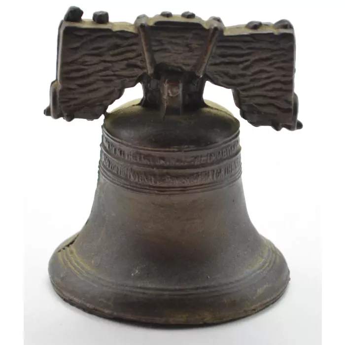 Collectible Brass Liberty Bell - 2" Tall