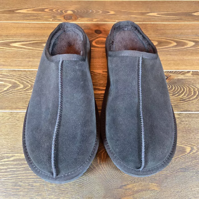 Men’s Cruz Genuine Suede Clog Slippers Size 13 Dark Brown