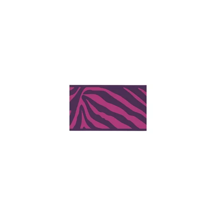 Pink and Purple Zebra Print Wallpaper Border