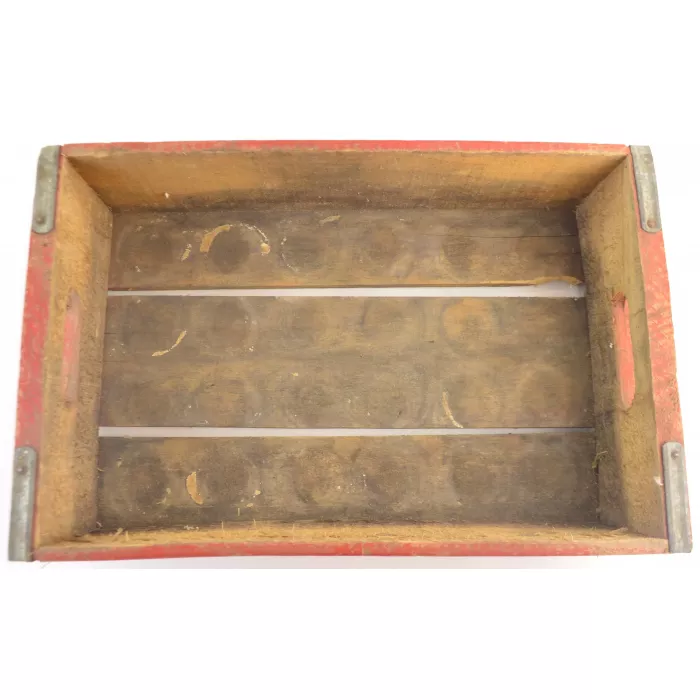 Coca Cola Crate - Red Wooden Coke Carrier