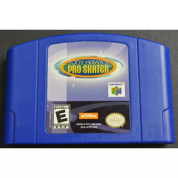 Tony  Hawk's Pro Skater - Activision - Nintendo 64 Video Game Cartidge