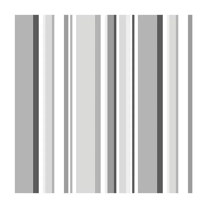Step Stripe Wallpaper Black, Grey, White Norwall Wallcovering SY33962